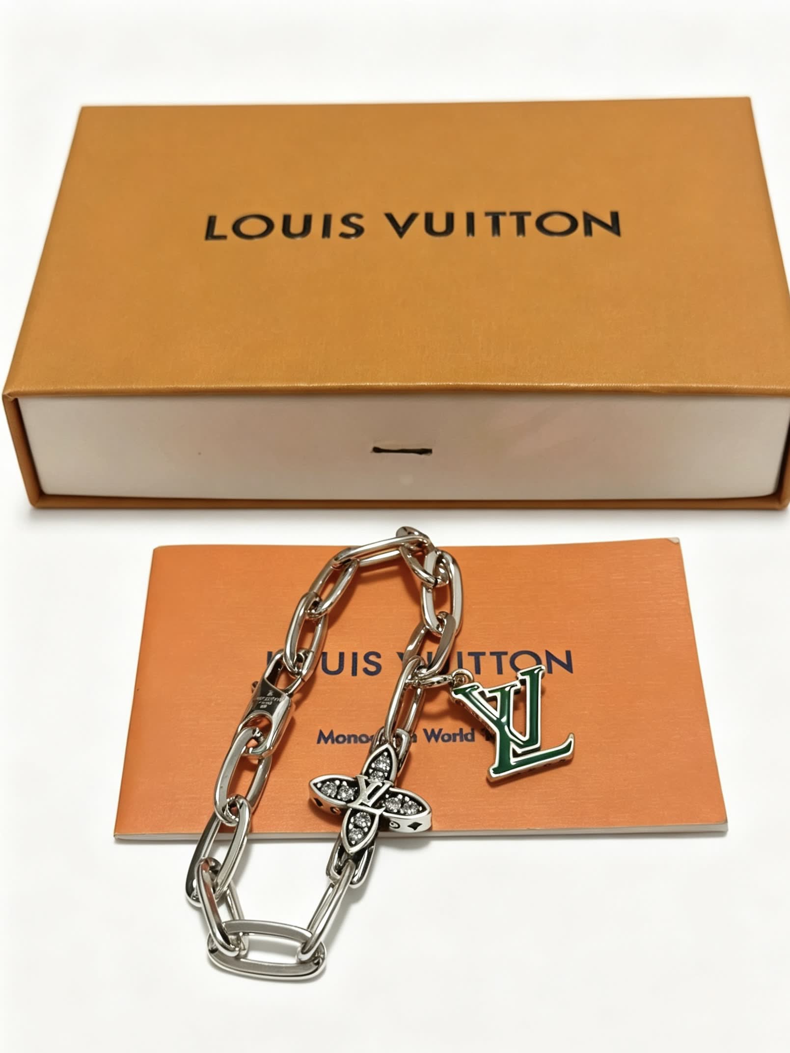 Louis Vuitton Silver Charm Bracelet